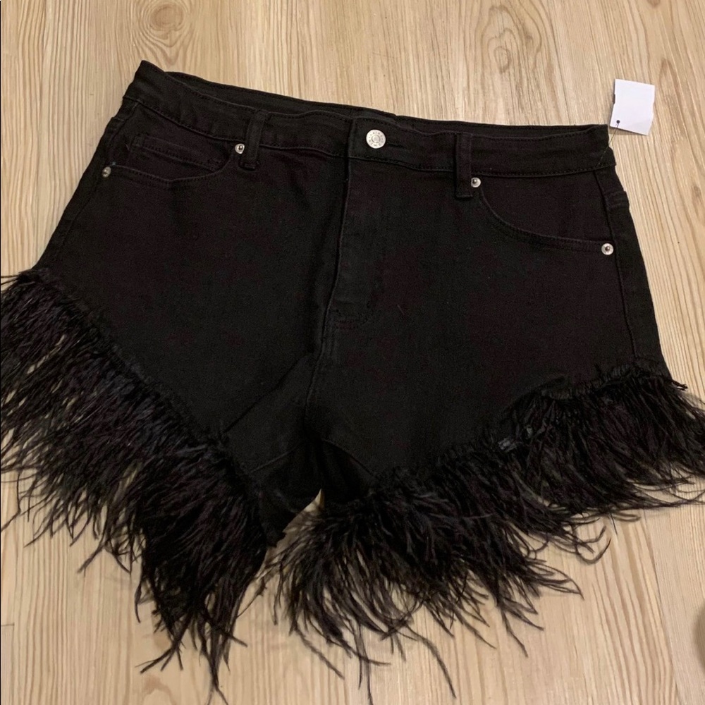 Denim shorts